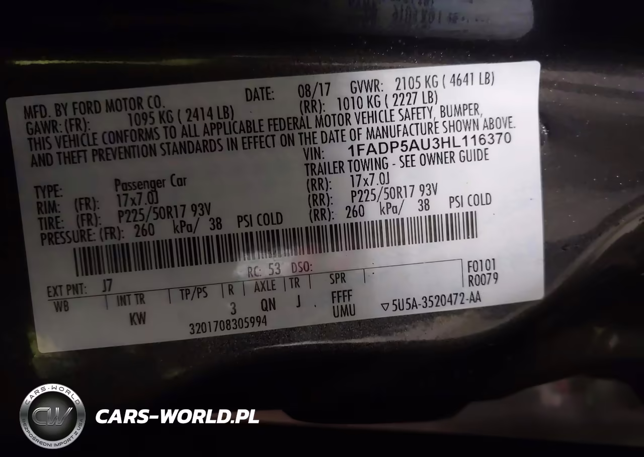 2017 Ford C-Max Hybrid Se VIN:1FADP5AU3HL116370 - 9