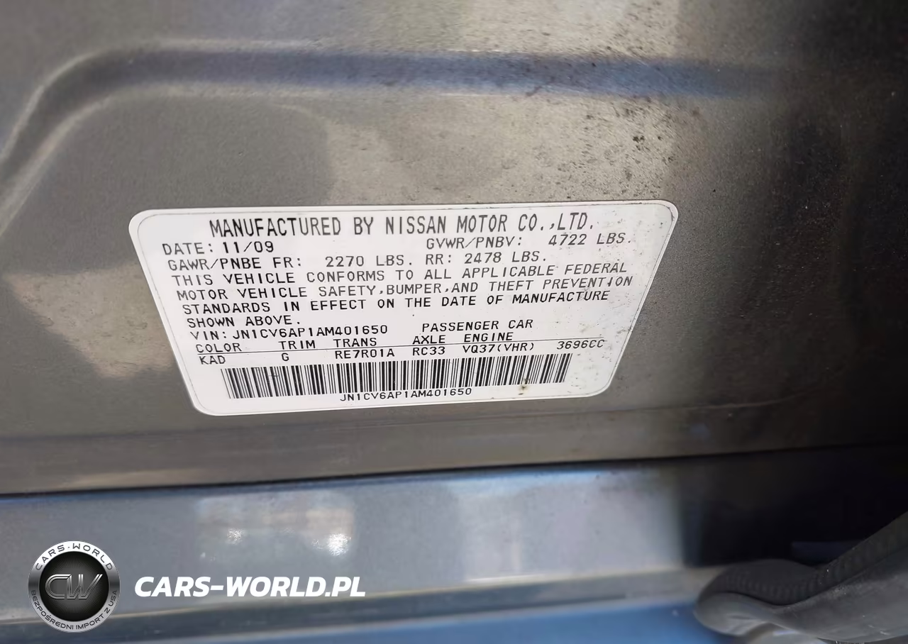 2010 Infiniti G37 Journey VIN:JN1CV6AP1AM401650 - 9