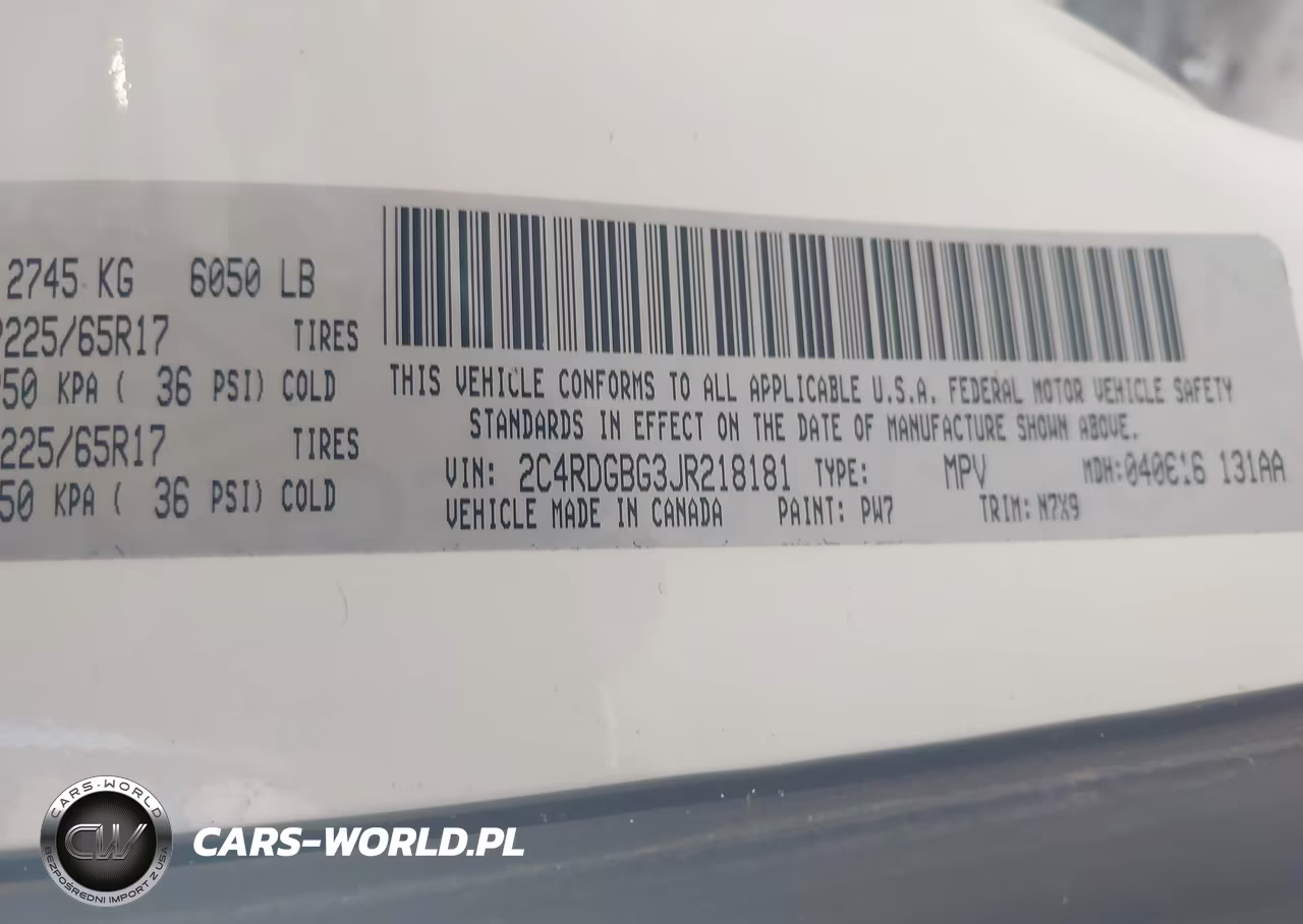 2018 Dodge Grand Caravan Se Plus VIN:2C4RDGBG3JR218181 - 9