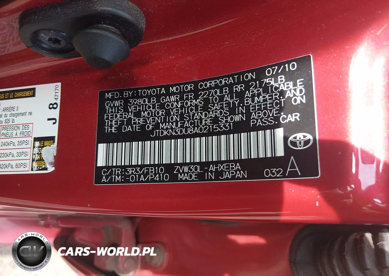 2010 Toyota Prius Ii VIN:JTDKN3DU8A0215331 - 9