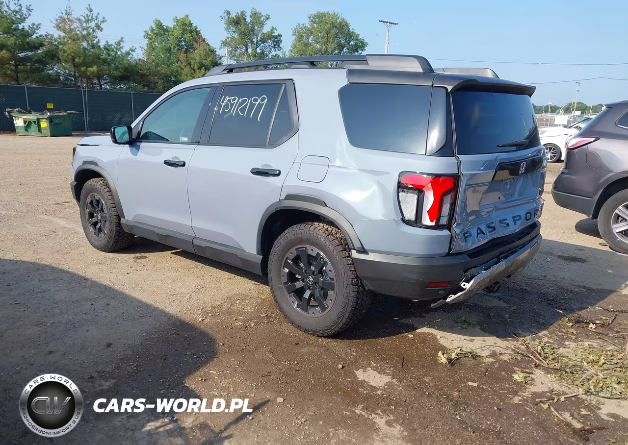 2026 Honda Passport Awd Trailsport Elite-Awd Trailsport Elite Blackout VIN:5FNYF9H80TB065422 - 3