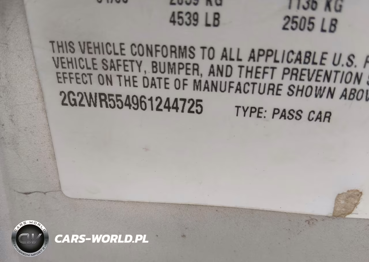 2006 Pontiac Grand Prix Gt VIN:2G2WR554961244725 - 9