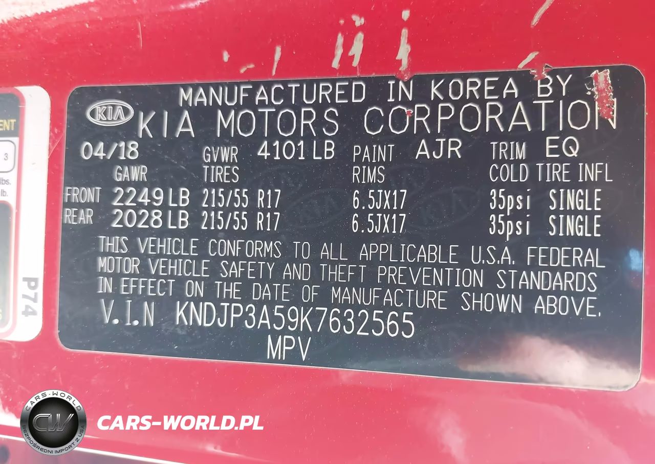 2019 Kia Soul + VIN:KNDJP3A59K7632565 - 9