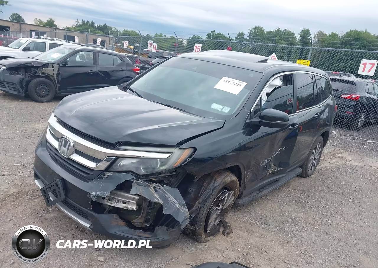 2019 Honda Pilot Ex-L VIN:5FNYF6H59KB021177 - 2