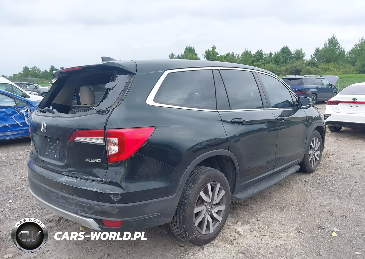 2019 Honda Pilot Ex-L VIN:5FNYF6H59KB021177 - 4