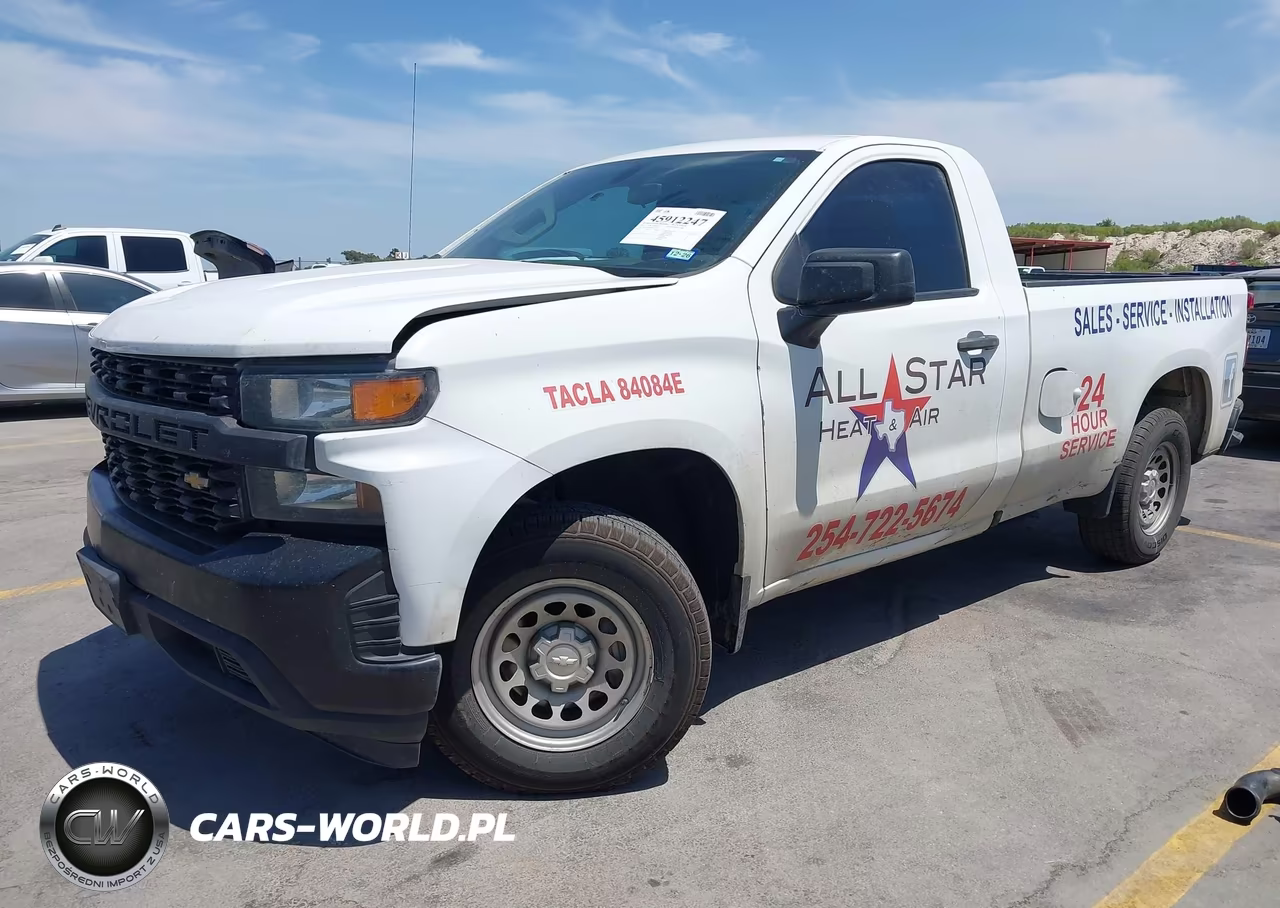 2021 Chevrolet Silverado 1500 2Wd Long Bed Wt VIN:3GCNWAEH9MG297425 - 2