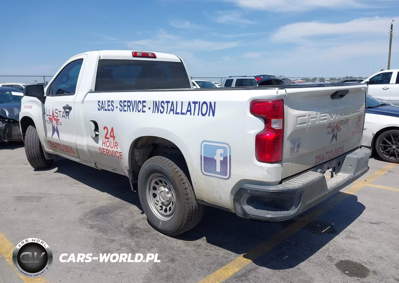 2021 Chevrolet Silverado 1500 2Wd Long Bed Wt VIN:3GCNWAEH9MG297425 - 3