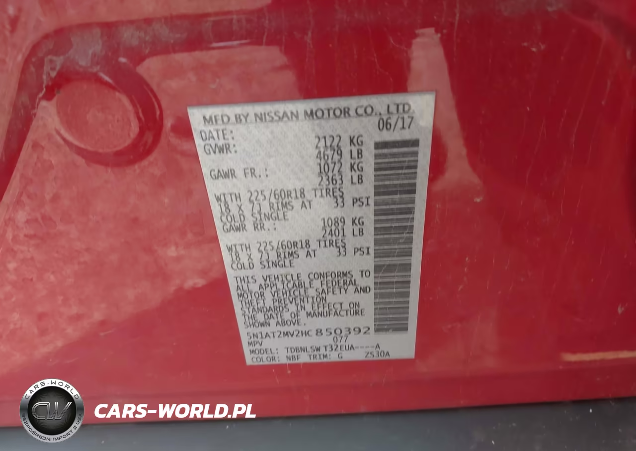 2017 Nissan Rogue Sl VIN:5N1AT2MV2HC850392 - 9
