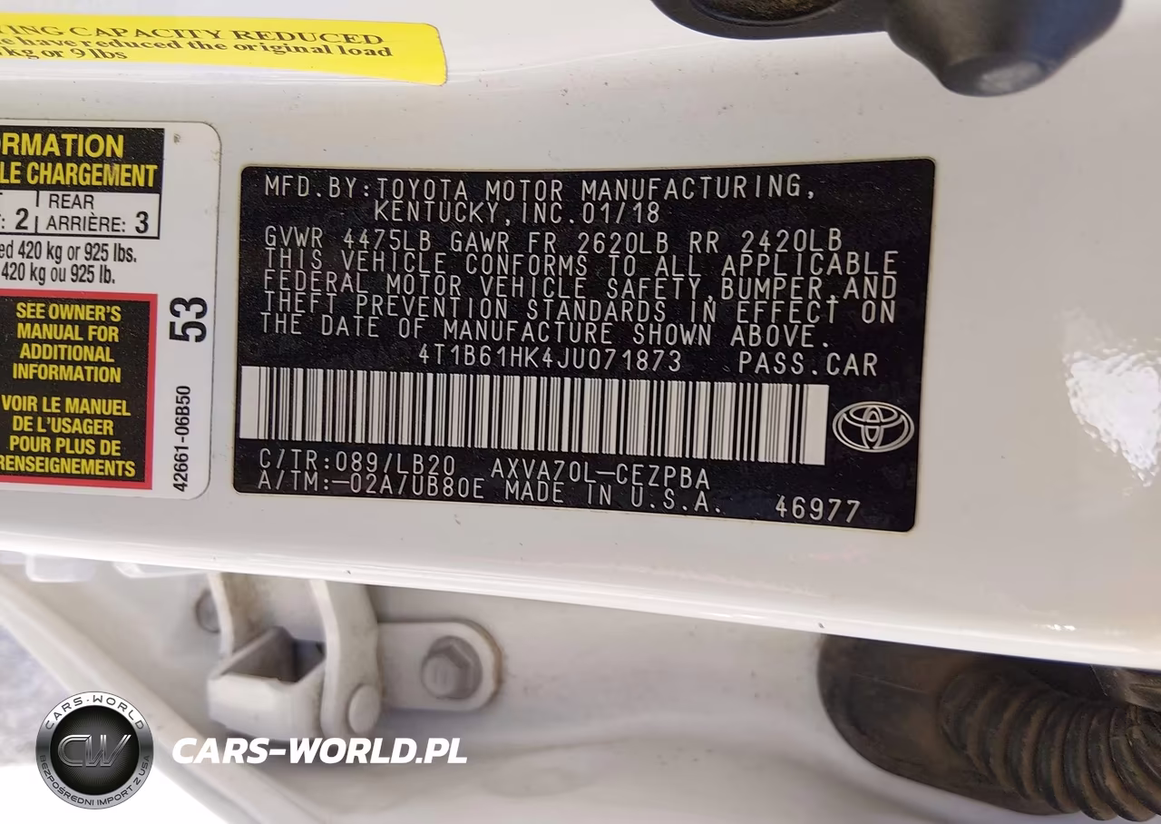 2018 Toyota Camry Xse VIN:4T1B61HK4JU071873 - 9