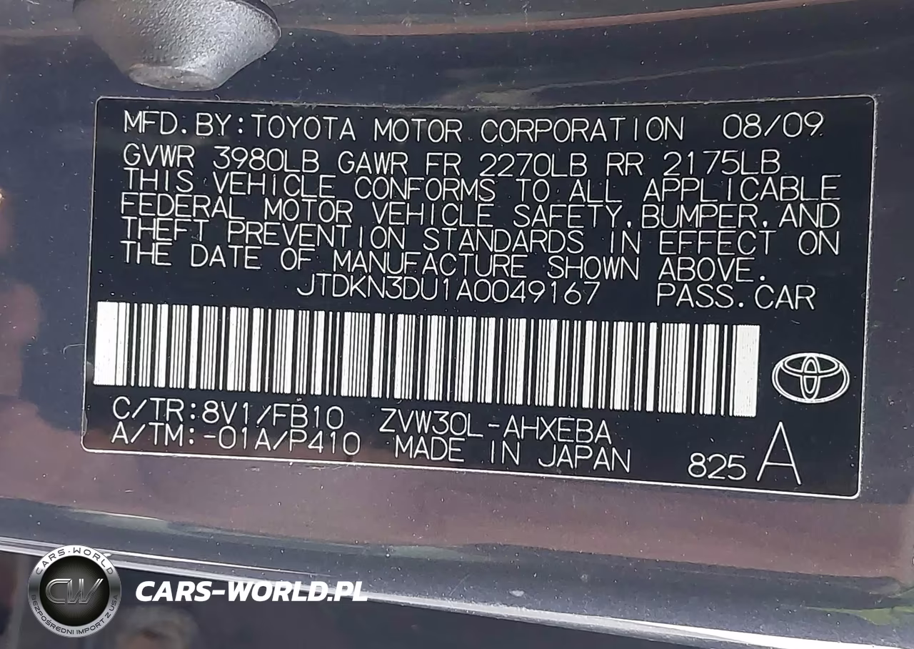 2010 Toyota Prius Iii VIN:JTDKN3DU1A0049167 - 9