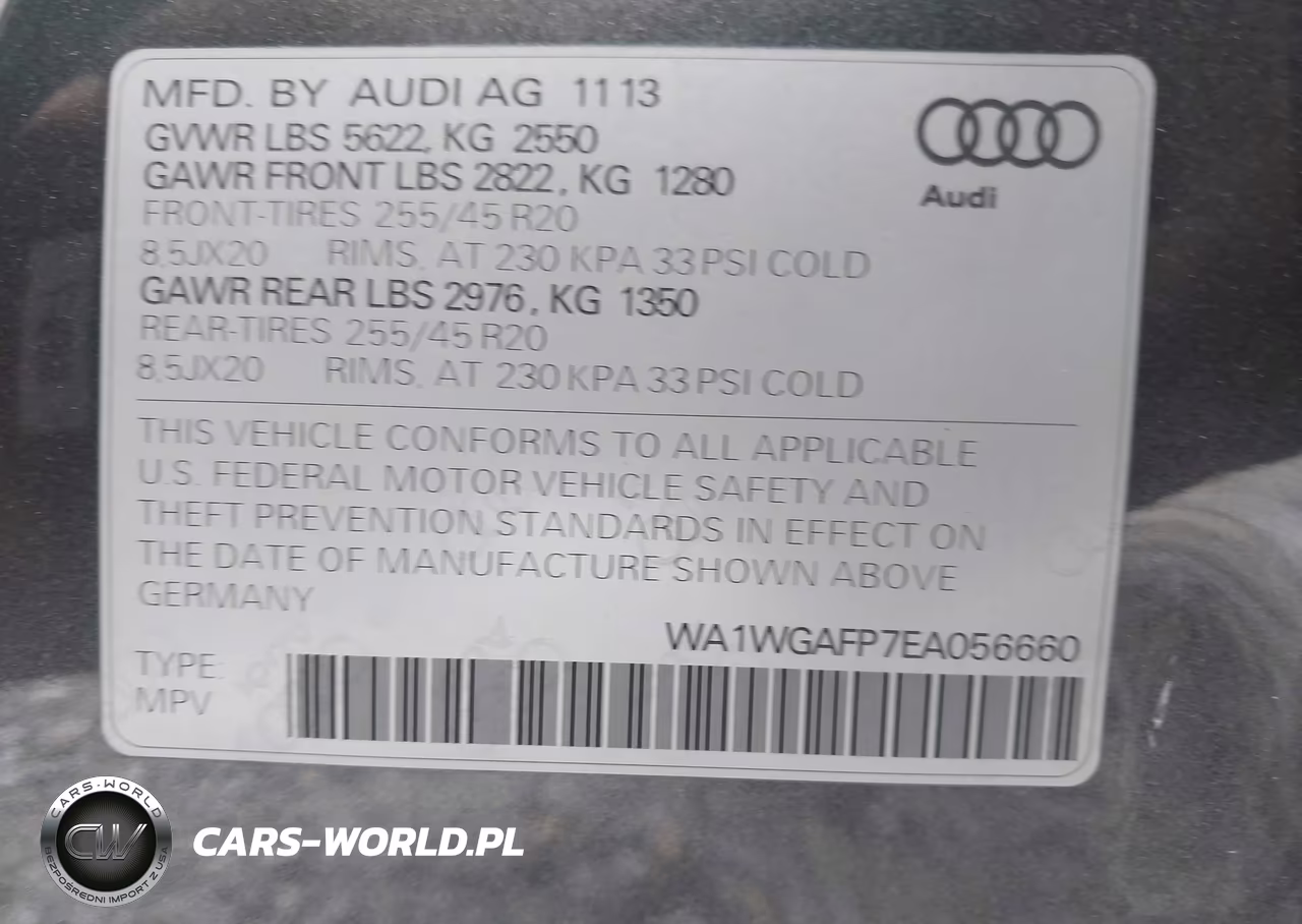 2014 Audi Q5 3.0T Premium Plus VIN:WA1WGAFP7EA056660 - 9
