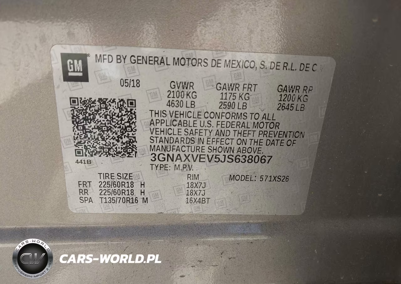 2018 Chevrolet Equinox Premier VIN:3GNAXVEV5JS638067 - 9