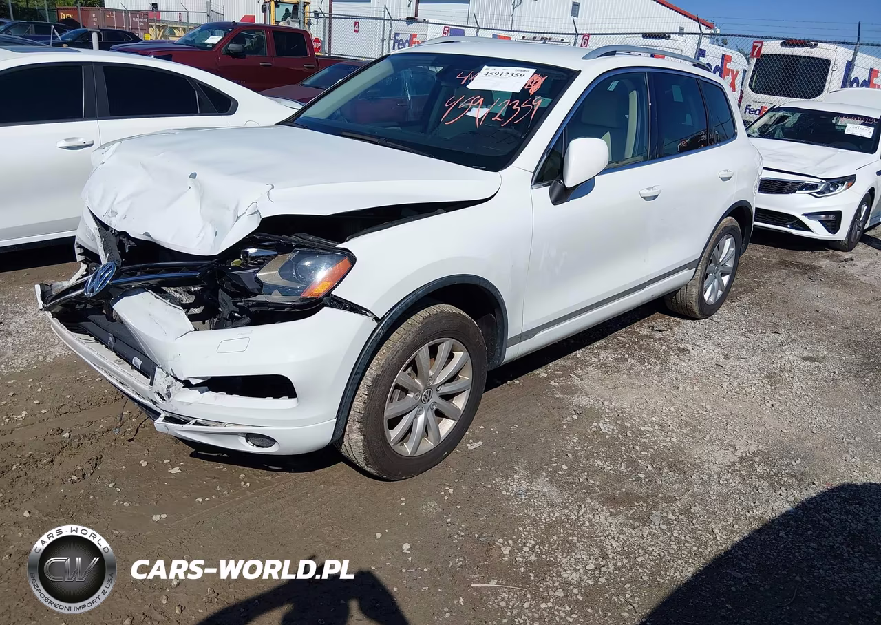 2012 Volkswagen Touareg Vr6 Sport VIN:WVGEF9BP1CD009897 - 2
