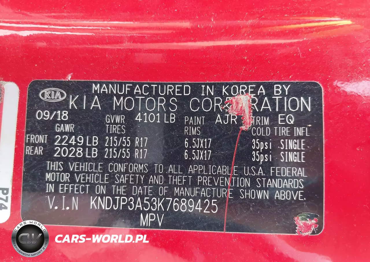 2019 Kia Soul + VIN:KNDJP3A53K7689425 - 9