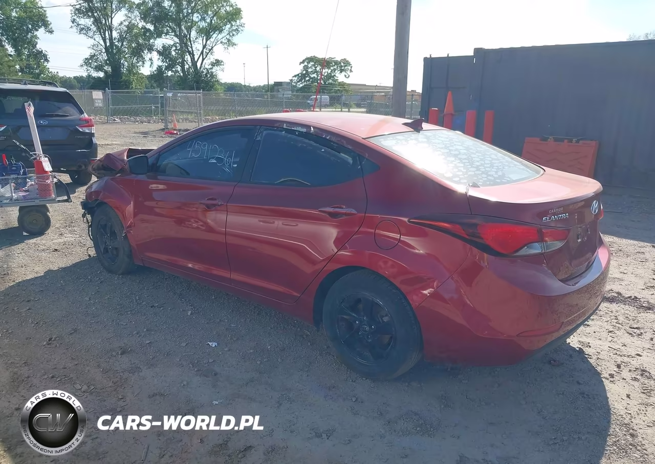 2014 Hyundai Elantra Se VIN:5NPDH4AE3EH535216 - 3