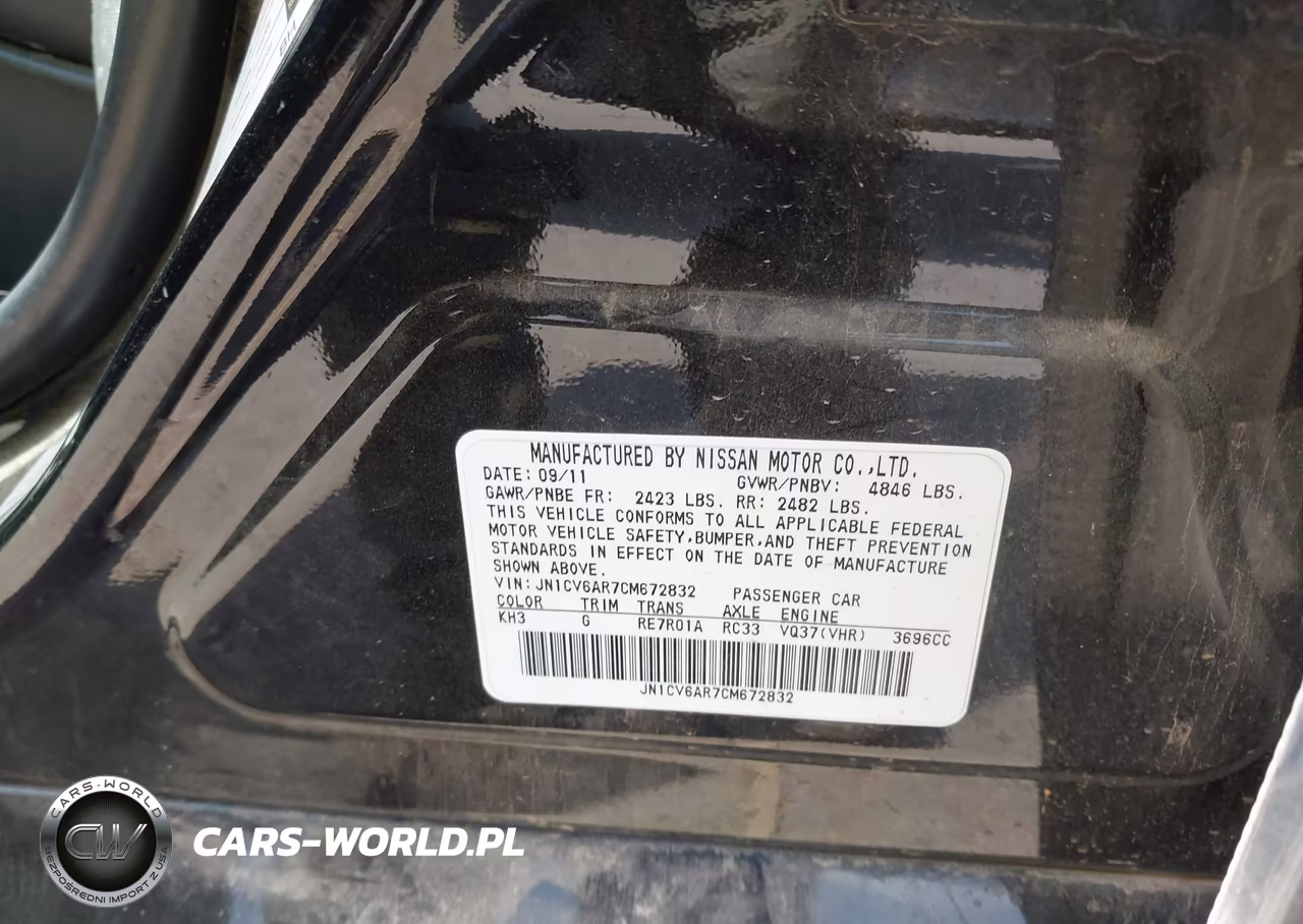 2012 Infiniti G37X VIN:JN1CV6AR7CM672832 - 9