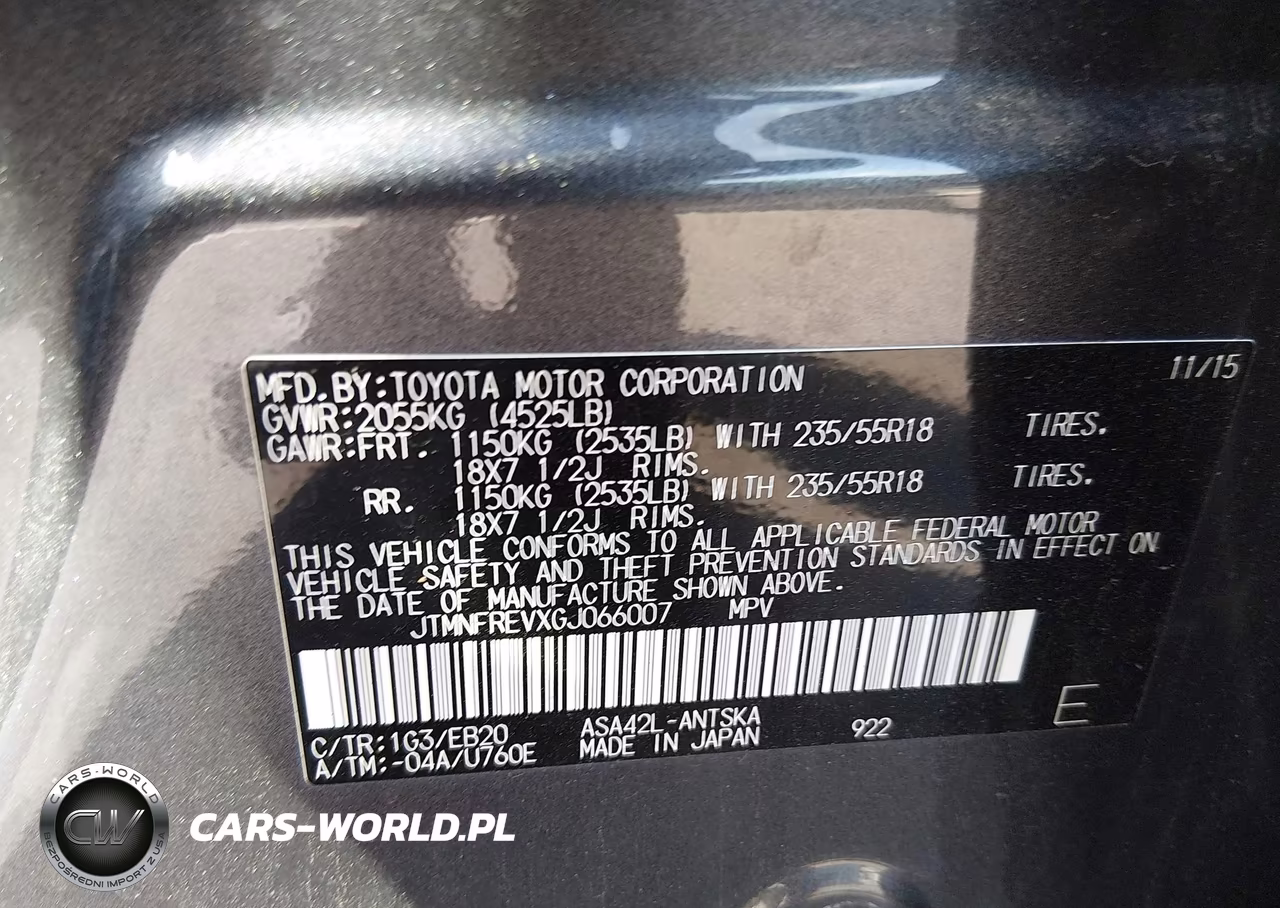 2016 Toyota Rav4 Se VIN:JTMNFREVXGJ066007 - 9