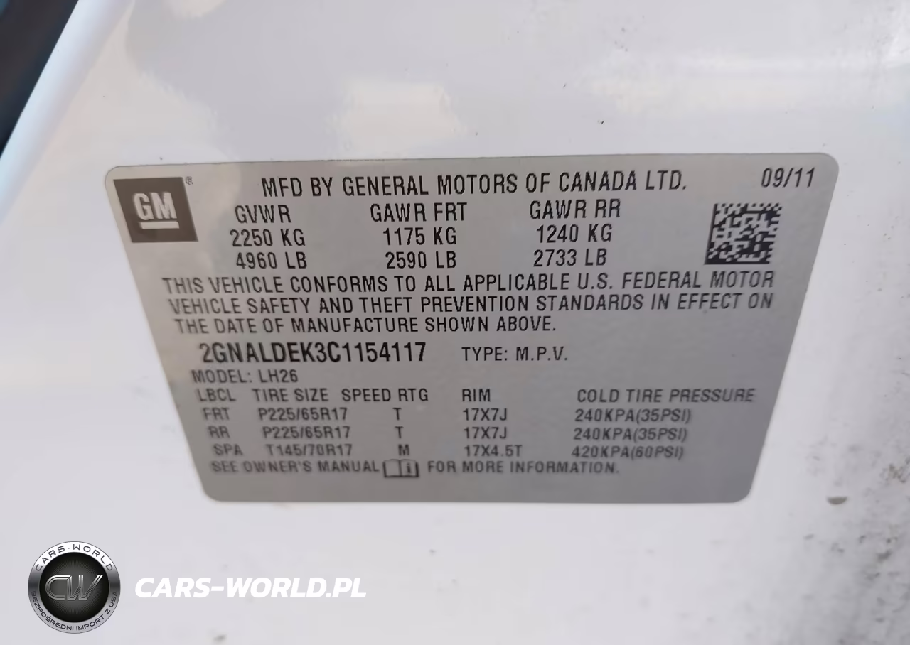 2012 Chevrolet Equinox Lt W-1Lt VIN:2GNALDEK3C1154117 - 9