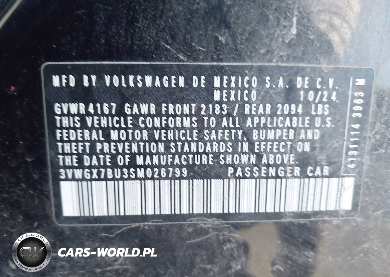 2025 Volkswagen Jetta 1.5T Sel VIN:3VWGX7BU3SM026799 - 9