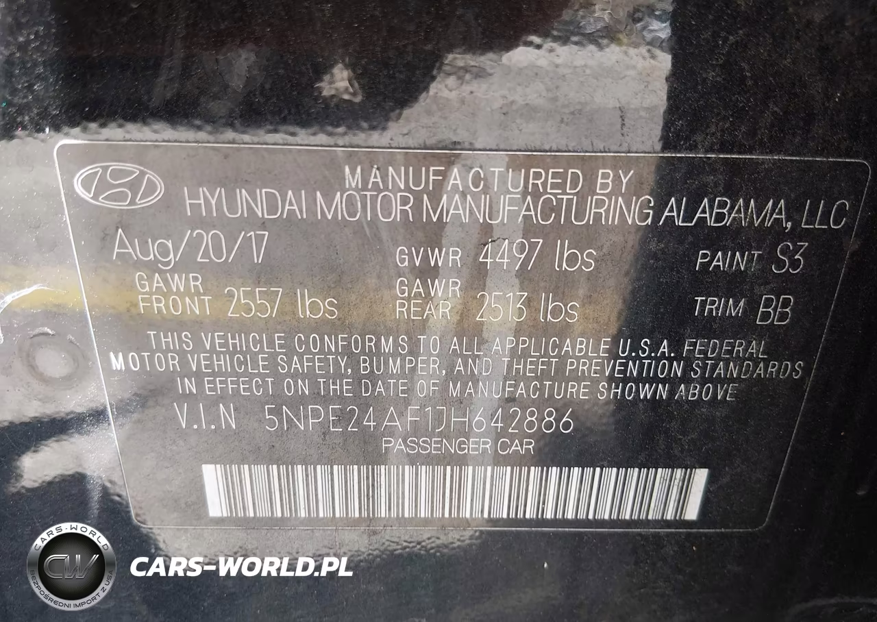 2018 Hyundai Sonata Se VIN:5NPE24AF1JH642886 - 9