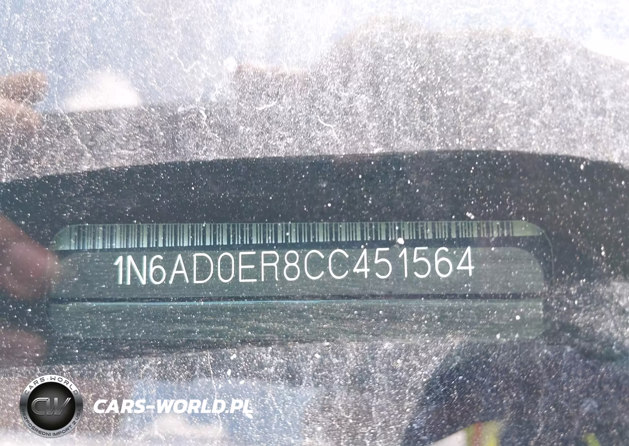 2012 Nissan Frontier Sv VIN:1N6AD0ER8CC451564 - 9