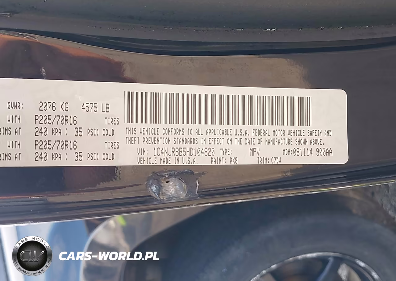 2017 Jeep Patriot Sport VIN:1C4NJRBB5HD104820 - 18