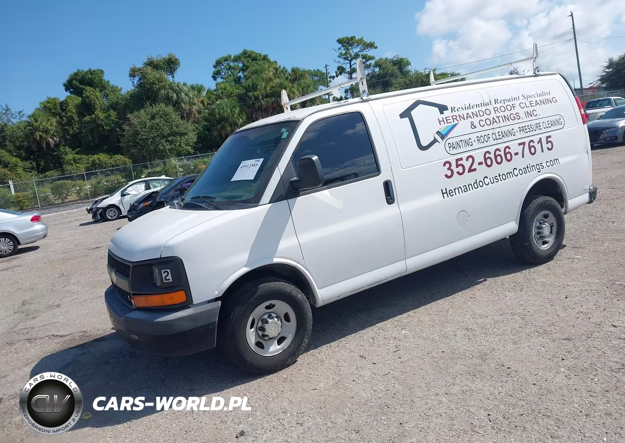 2012 Chevrolet Express 2500 Work Van VIN:1GCWGFFAXC1151855 - 2