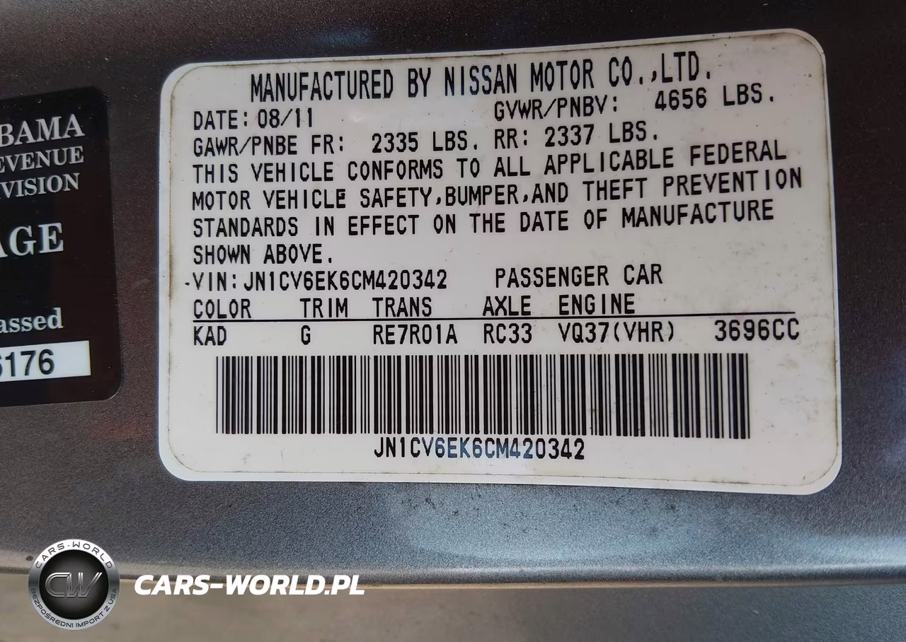 2012 Infiniti G37 Journey VIN:JN1CV6EK6CM420342 - 9