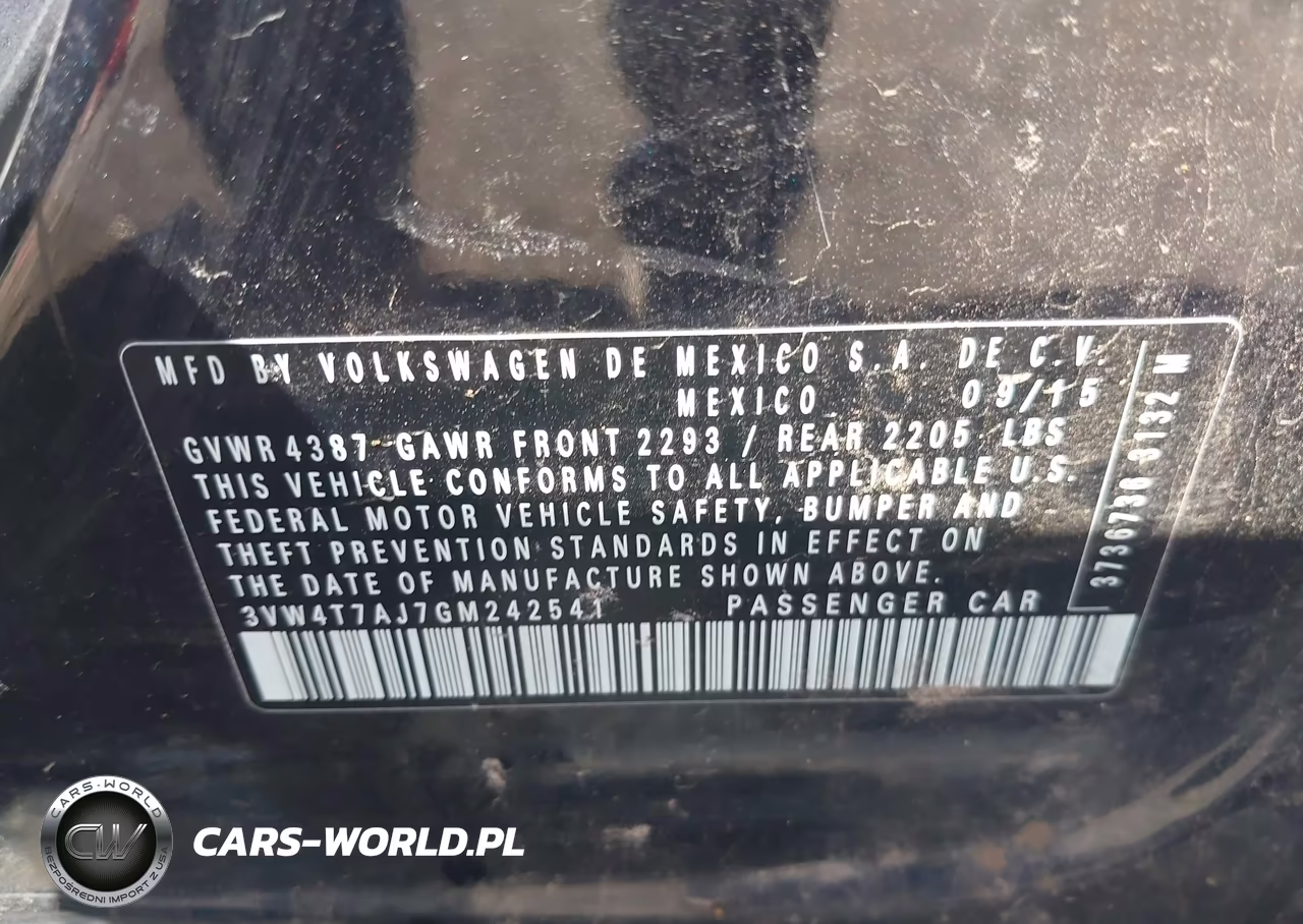 2016 Volkswagen Jetta 2.0T Gli Se VIN:3VW4T7AJ7GM242541 - 9