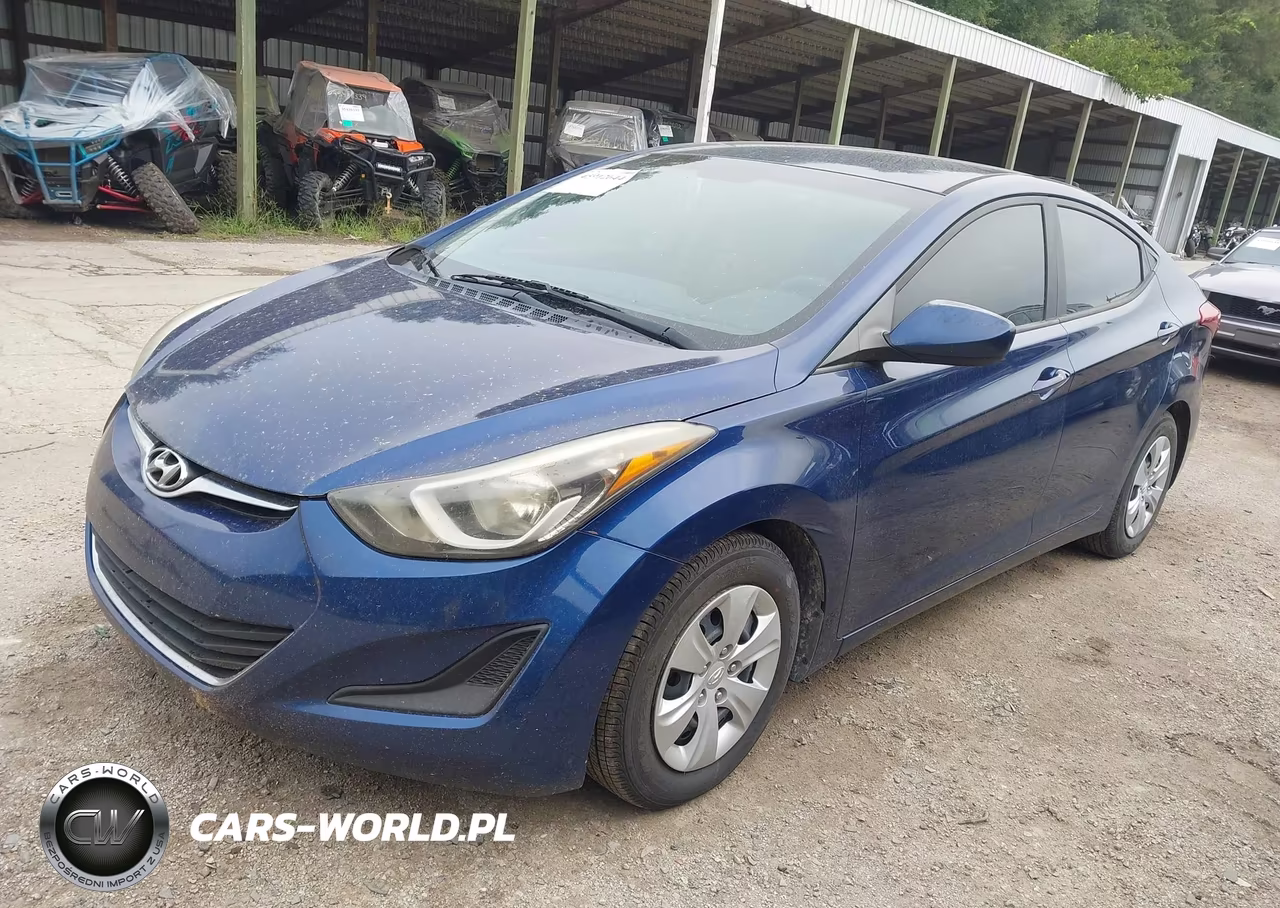 2016 Hyundai Elantra Se VIN:5NPDH4AE3GH685507 - 2