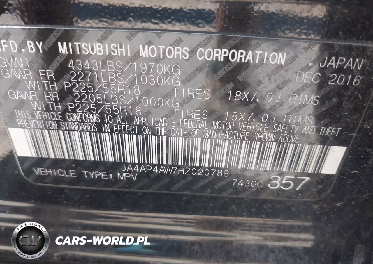 2017 Mitsubishi Outlander Sport 2.4 Sel VIN:JA4AP4AW7HZ020788 - 9