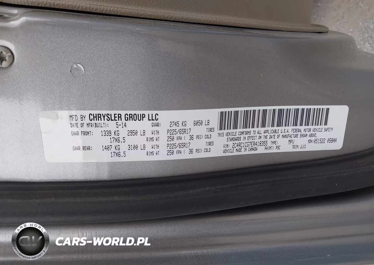 2014 Chrysler Town & Country Touring-L 30Th Anniversary VIN:2C4RC1CG7ER418355 - 9