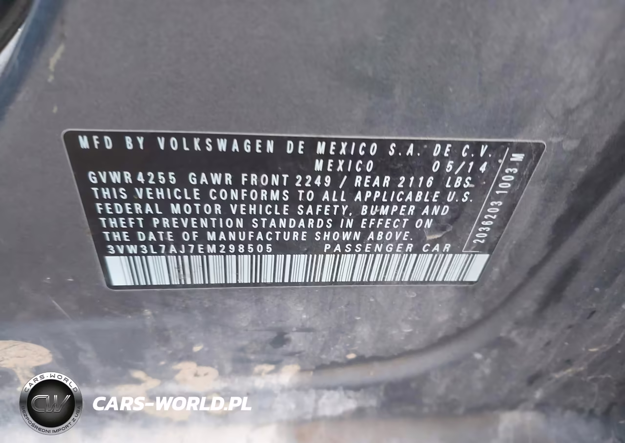 2014 Volkswagen Jetta 2.0L Tdi Value Edition VIN:3VW3L7AJ7EM298505 - 9