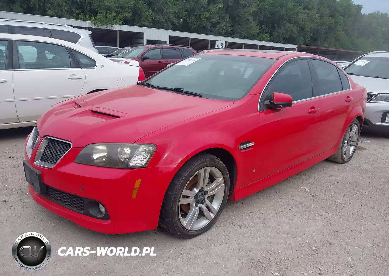 2008 Pontiac G8 VIN:6G2ER57708L127540 - 2