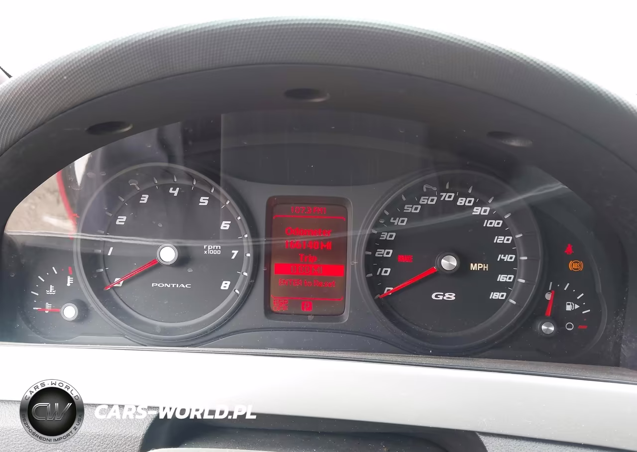 2008 Pontiac G8 VIN:6G2ER57708L127540 - 7