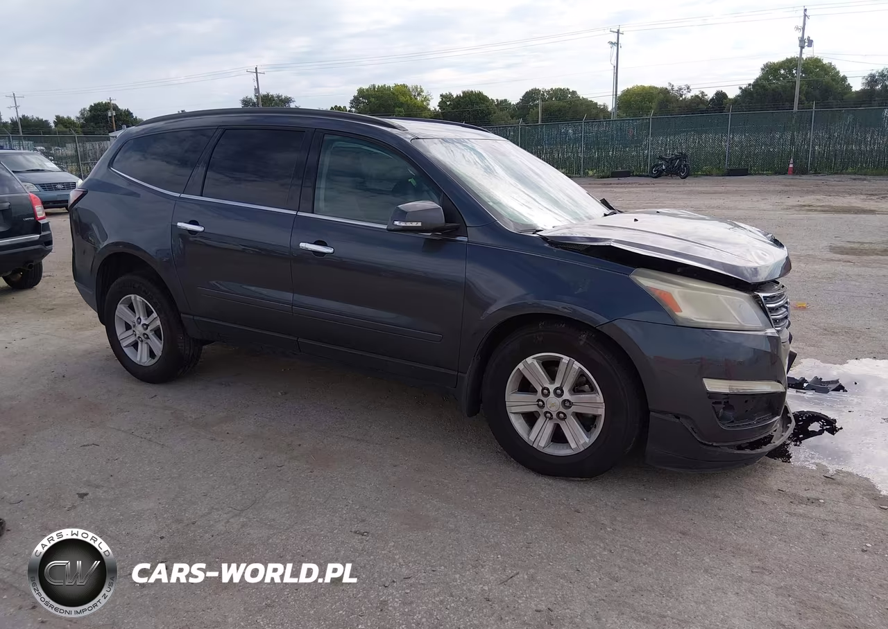 2014 Chevrolet Traverse Lt VIN:1GNKRHKD8EJ105214 - 1