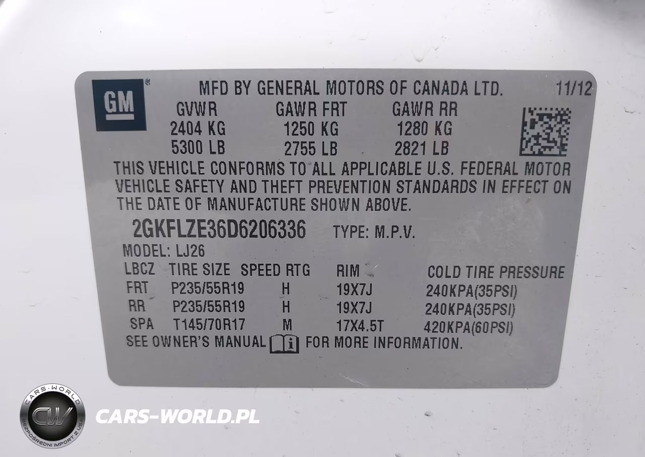 2013 GMC Terrain Denali VIN:2GKFLZE36D6206336 - 9