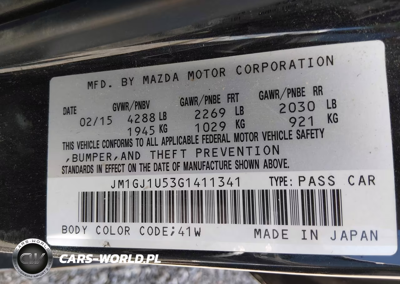 2016 Mazda Mazda6 I Sport VIN:JM1GJ1U53G1411341 - 9
