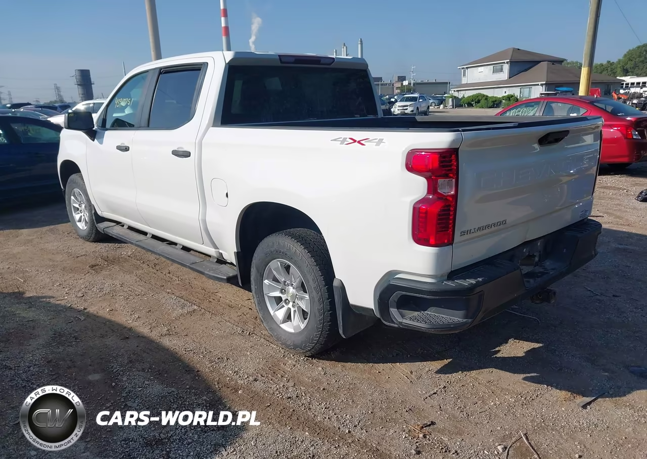 2022 Chevrolet Silverado 1500 4Wd Short Bed Wt VIN:1GCPDAEK2NZ593026 - 3