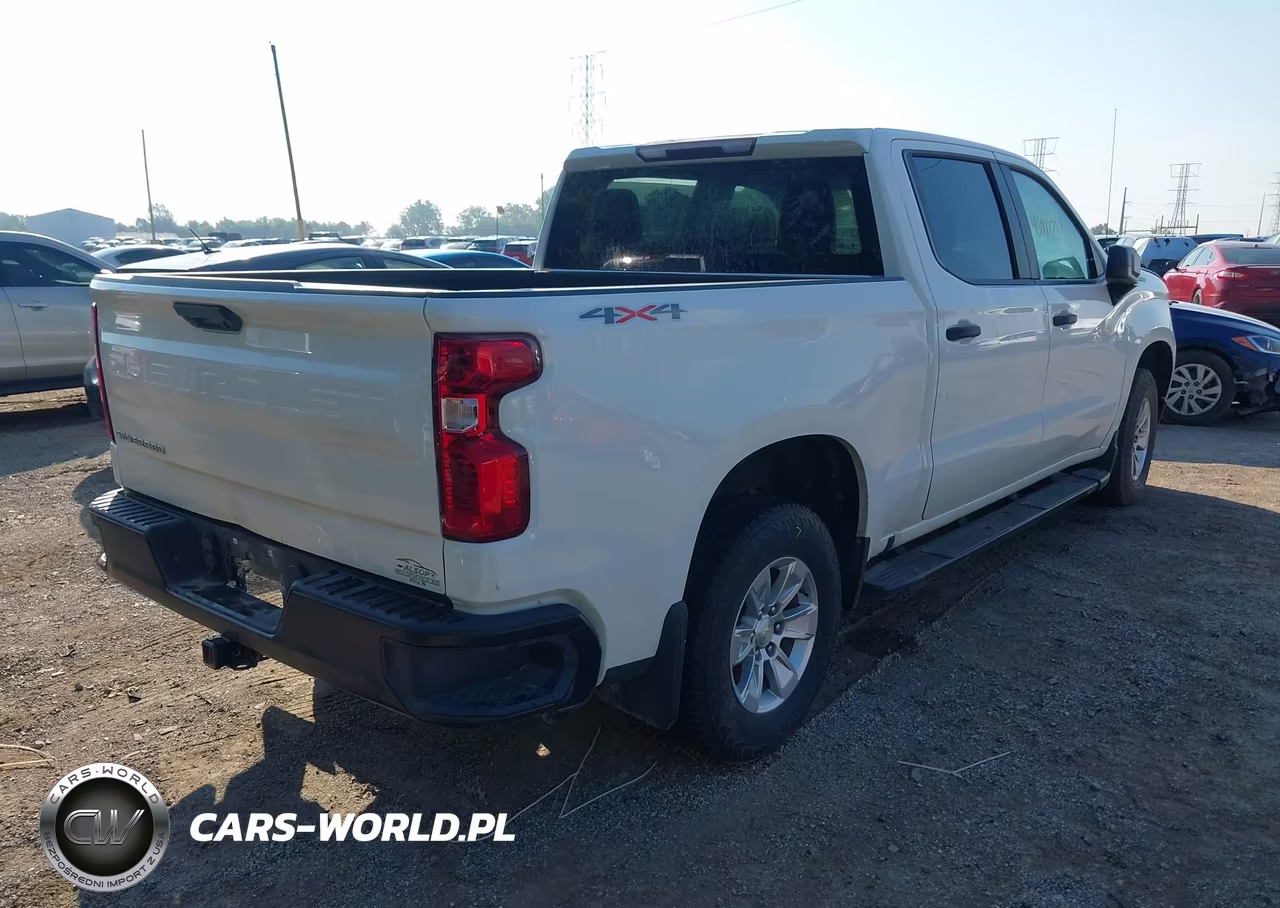 2022 Chevrolet Silverado 1500 4Wd Short Bed Wt VIN:1GCPDAEK2NZ593026 - 4