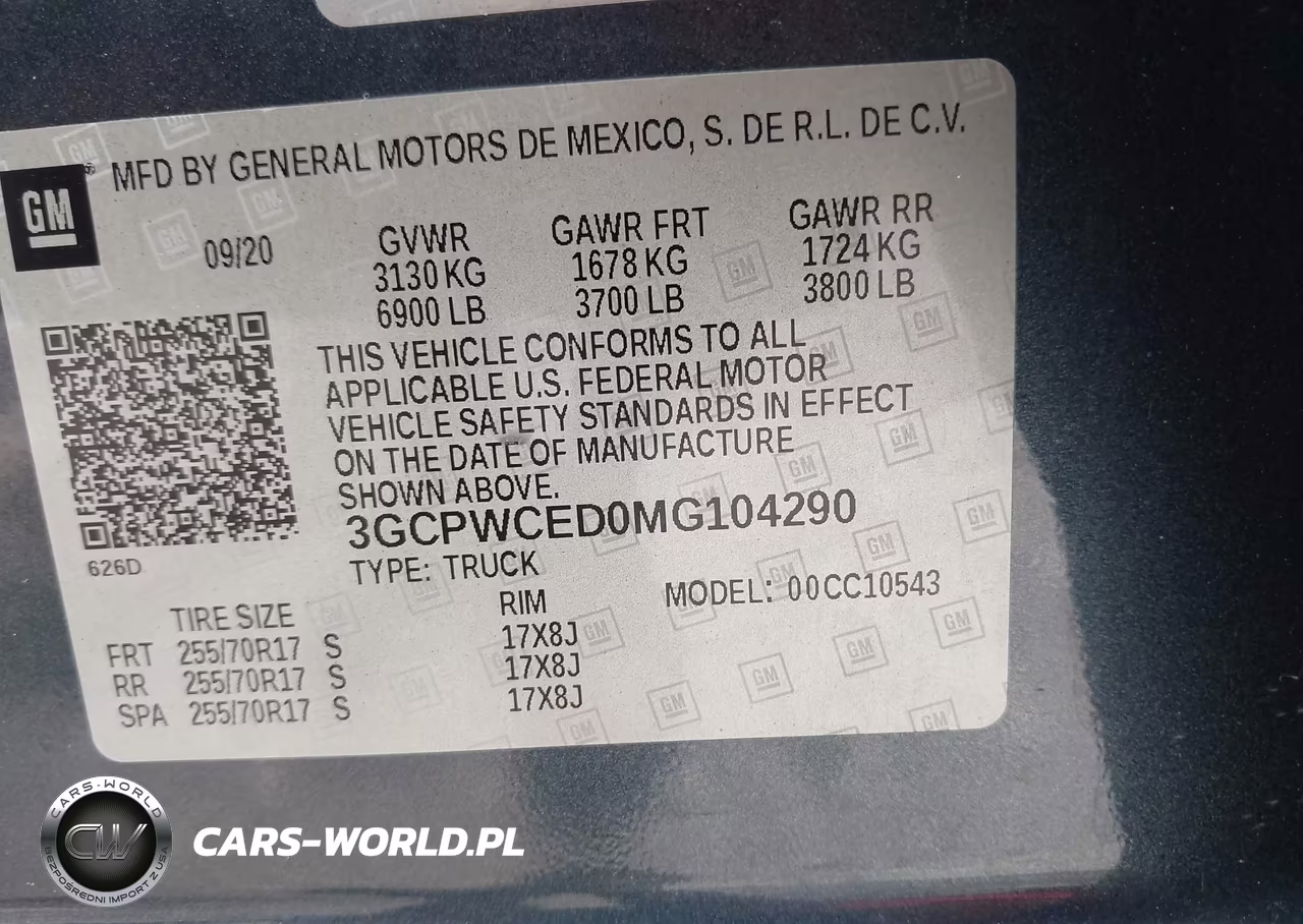 2021 Chevrolet Silverado 1500 2Wd Short Bed Lt VIN:3GCPWCED0MG104290 - 9