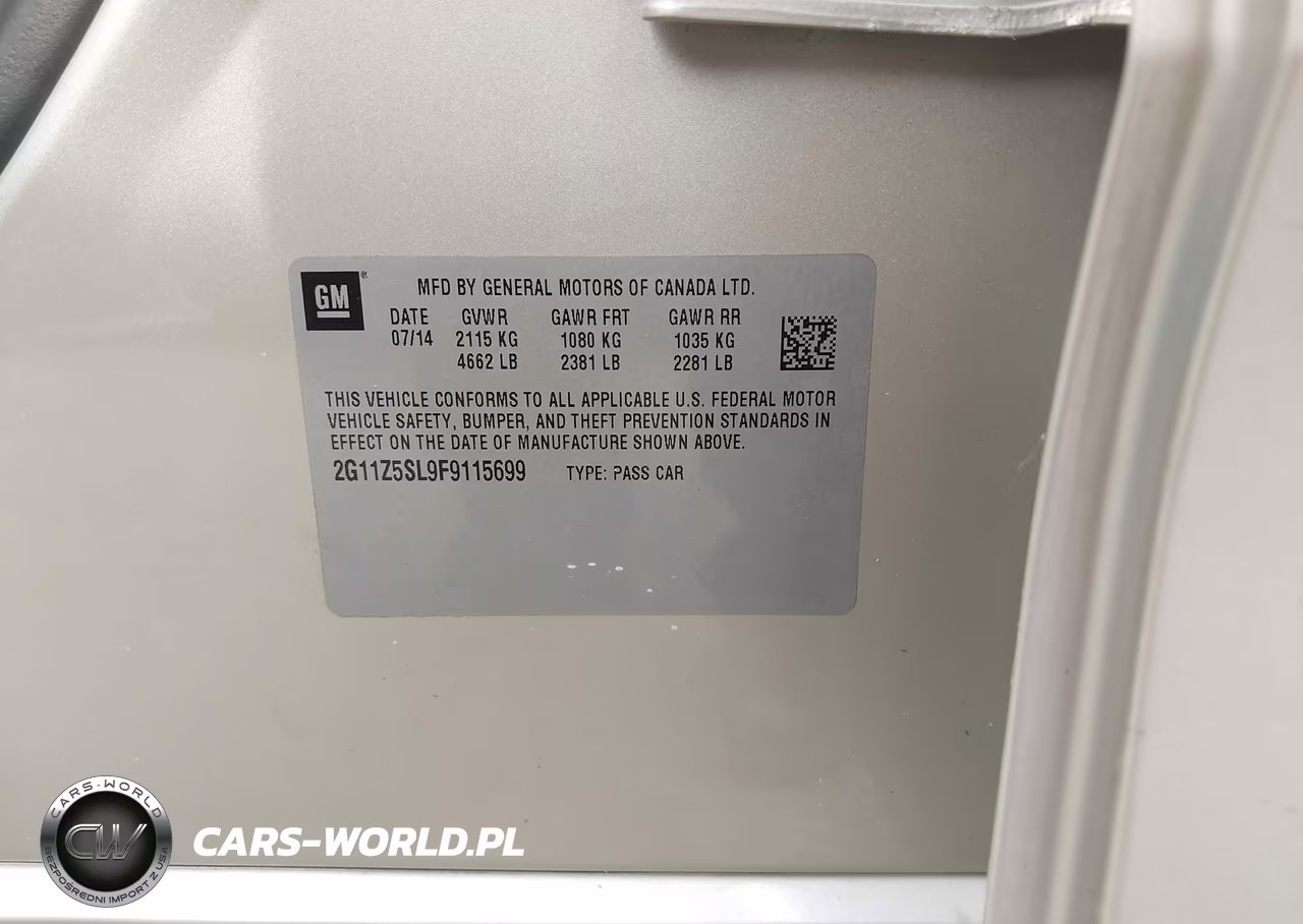 2015 Chevrolet Impala Ls VIN:2G11Z5SL9F9115699 - 9