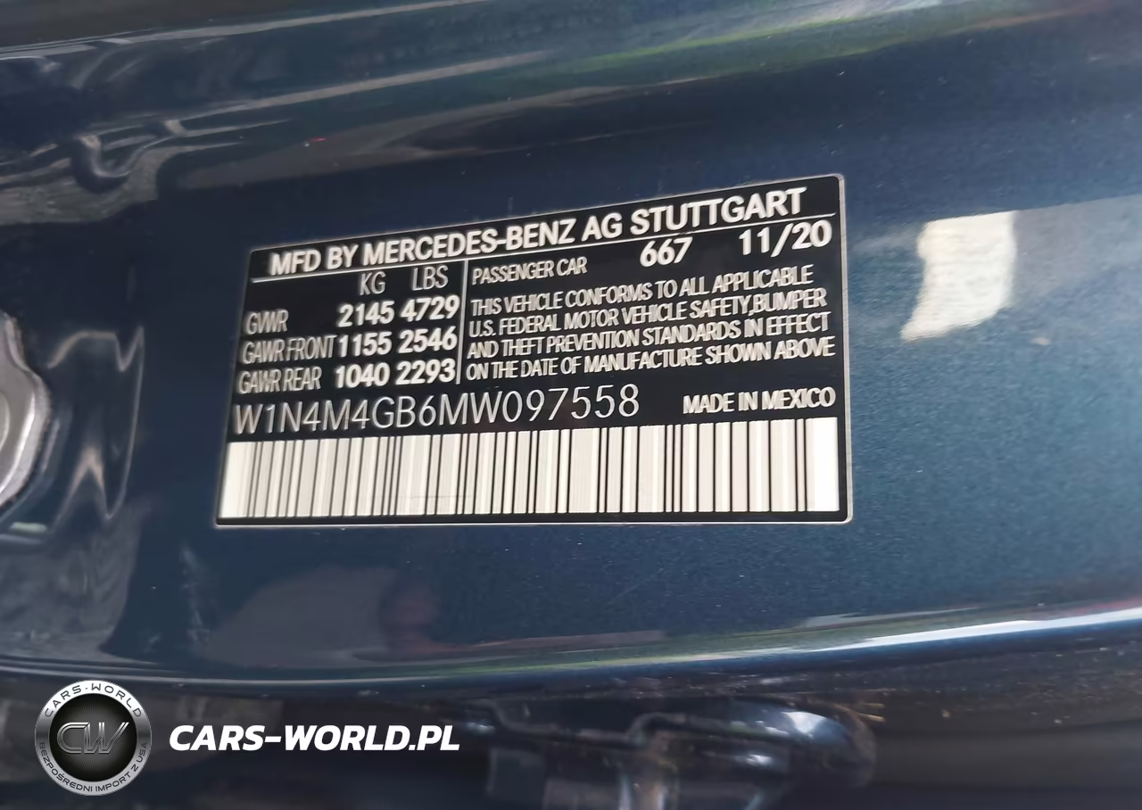 2021 Mercedes-Benz Glb 250 VIN:W1N4M4GB6MW097558 - 9