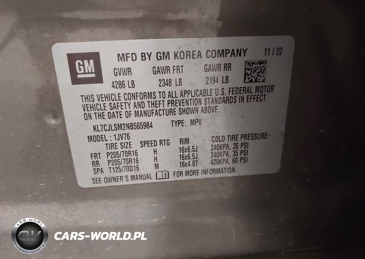 2022 Chevrolet Trax Fwd Lt VIN:KL7CJLSM2NB565984 - 9
