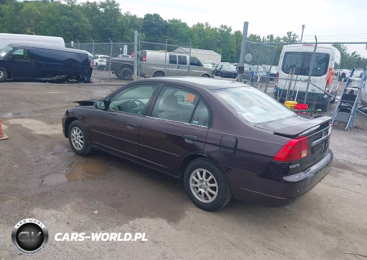 2001 Honda Civic Lx VIN:2HGES16511H516343 - 3