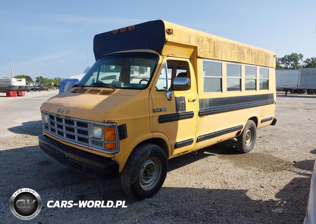 1991 Dodge Ram Wagon B350 Bus VIN:2B5WB31Z8MK407158 - 2