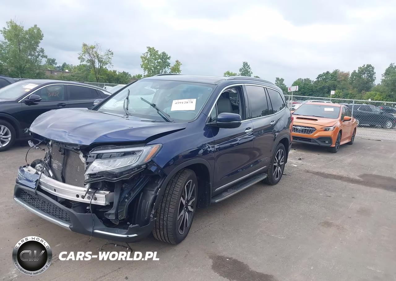 2021 Honda Pilot Awd Touring 8 Passenger VIN:5FNYF6H90MB014804 - 2