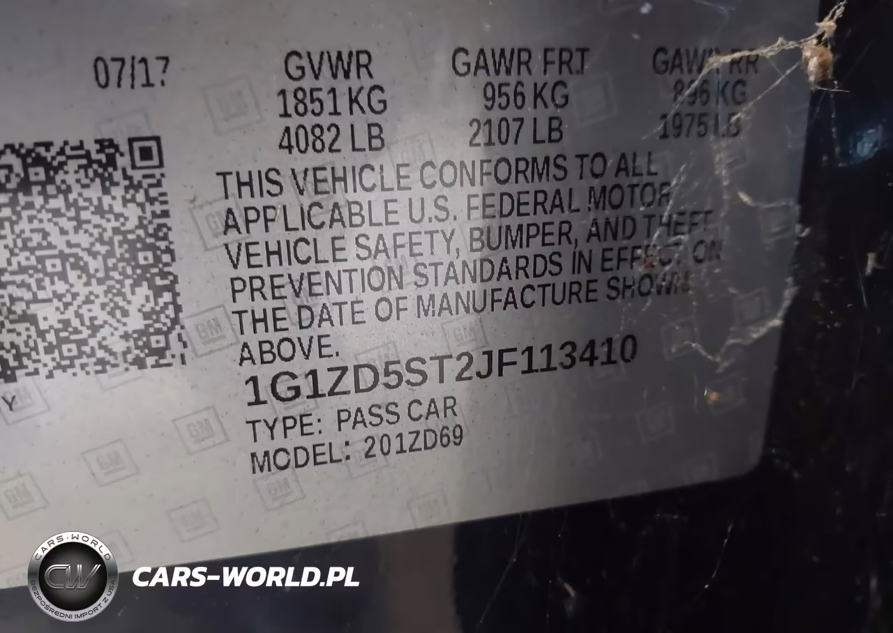 2018 Chevrolet Malibu Lt VIN:1G1ZD5ST2JF113410 - 9