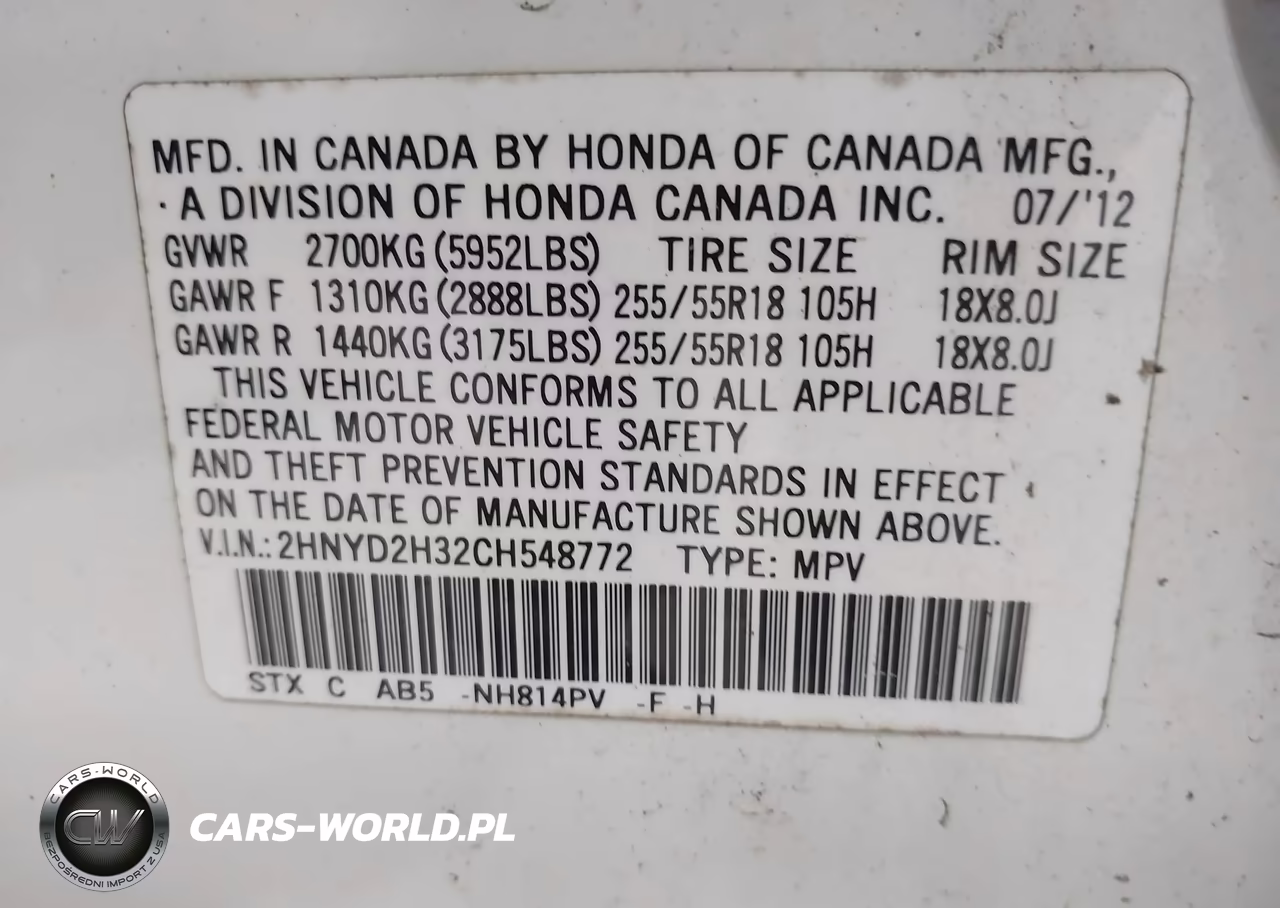 2012 Acura Mdx Technology Package VIN:2HNYD2H32CH548772 - 9