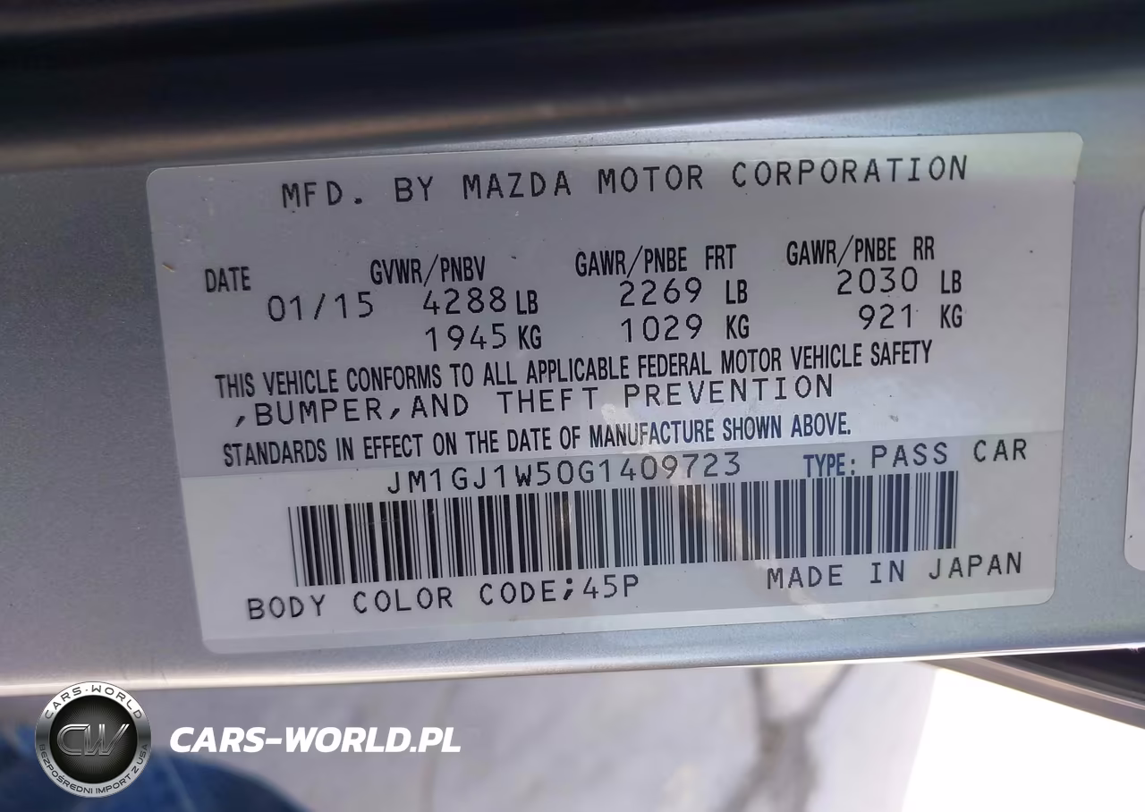 2016 Mazda Mazda6 I Grand Touring VIN:JM1GJ1W50G1409723 - 9